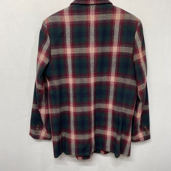 Vintage Private Concepts Women Blazer Jacket Size 16 Wool Polyester B333 -16 - Picture 14 of 16